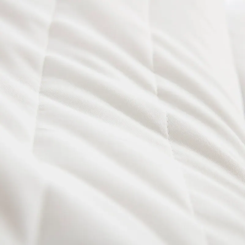 White Quilted Bread-Shaped Pillowcase