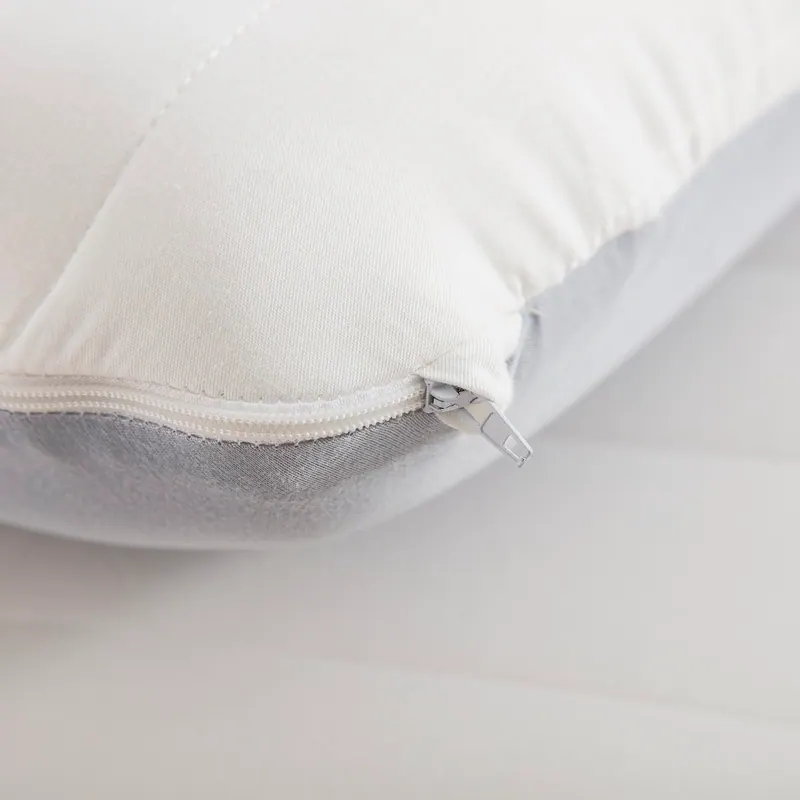 White Quilted Bread-Shaped Pillowcase