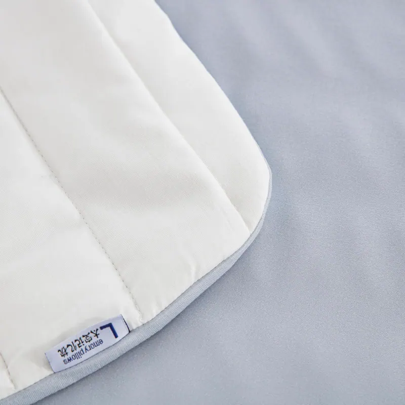 White Quilted Bread-Shaped Pillowcase