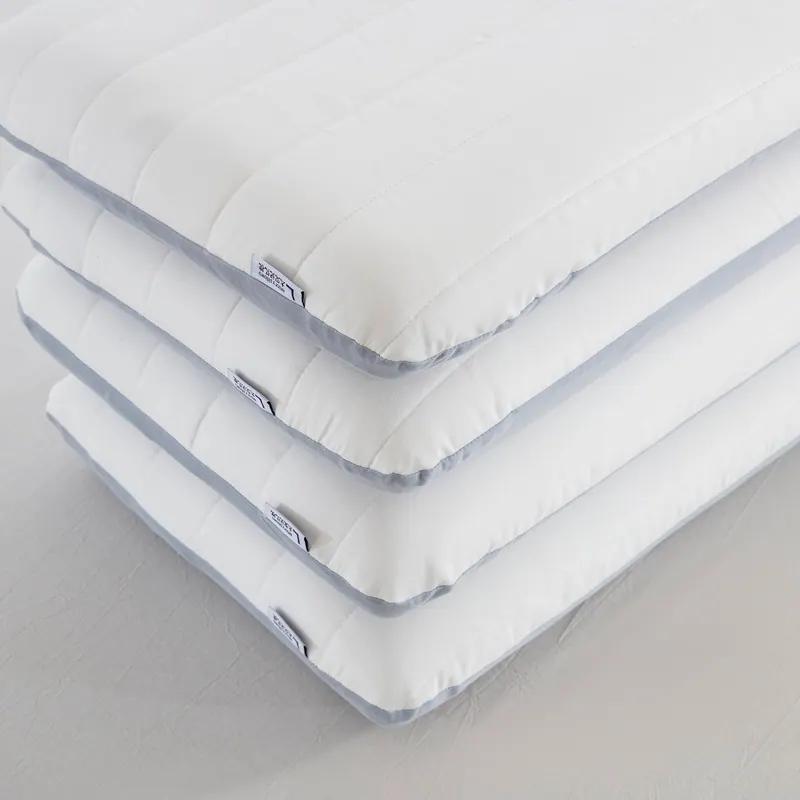White Quilted Bread-Shaped Pillowcase