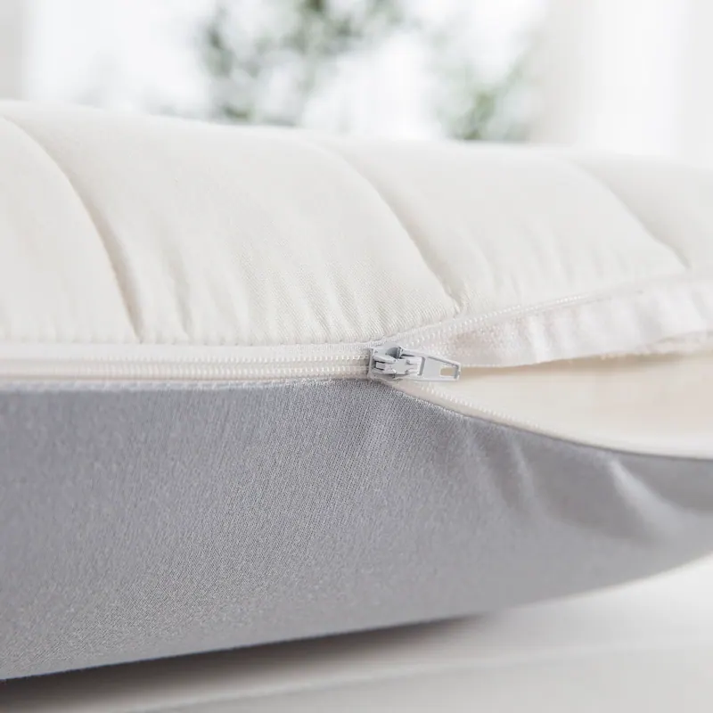 White Quilted Bread-Shaped Pillowcase
