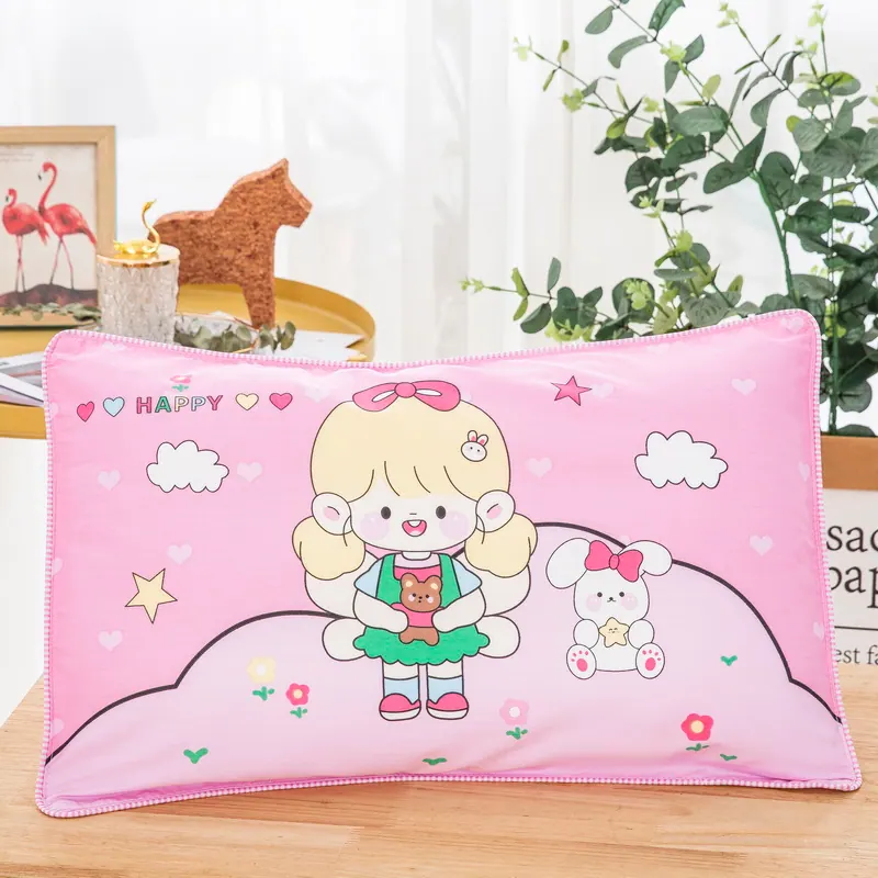 Pure Cotton Cartoon Contour Pillowcase