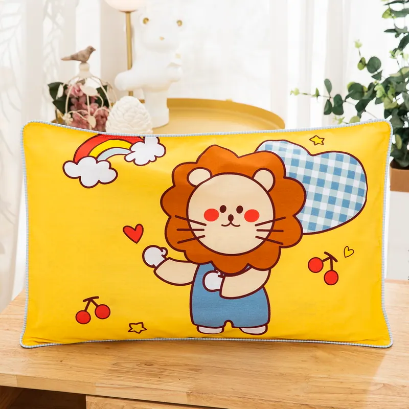 Pure Cotton Cartoon Contour Pillowcase