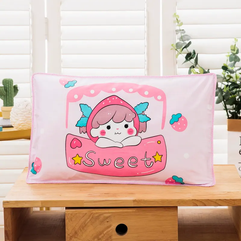 Pure Cotton Cartoon Contour Pillowcase