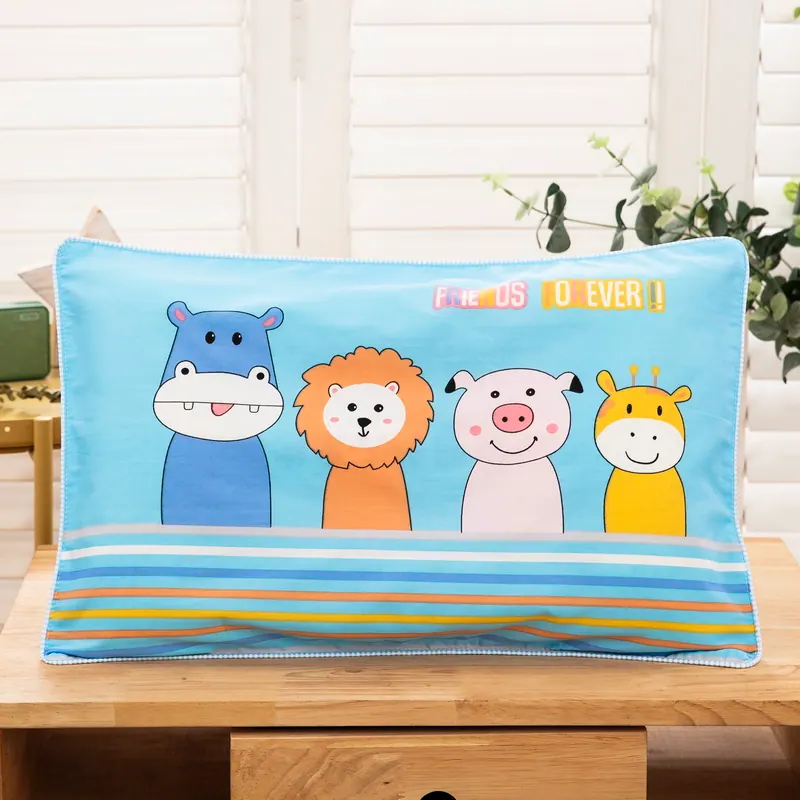 Pure Cotton Cartoon Contour Pillowcase