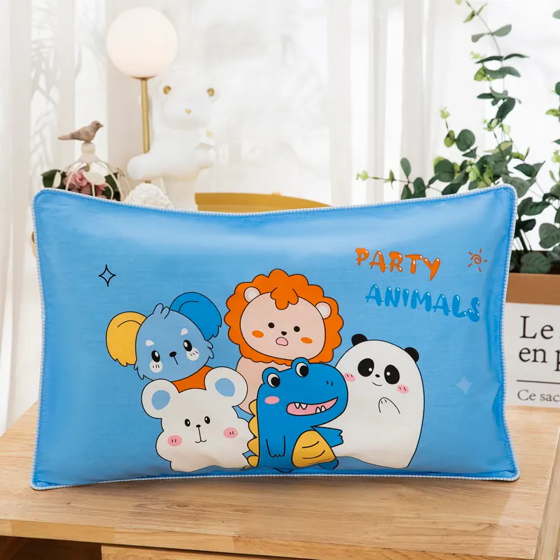 Pure Cotton Cartoon Contour Pillowcase