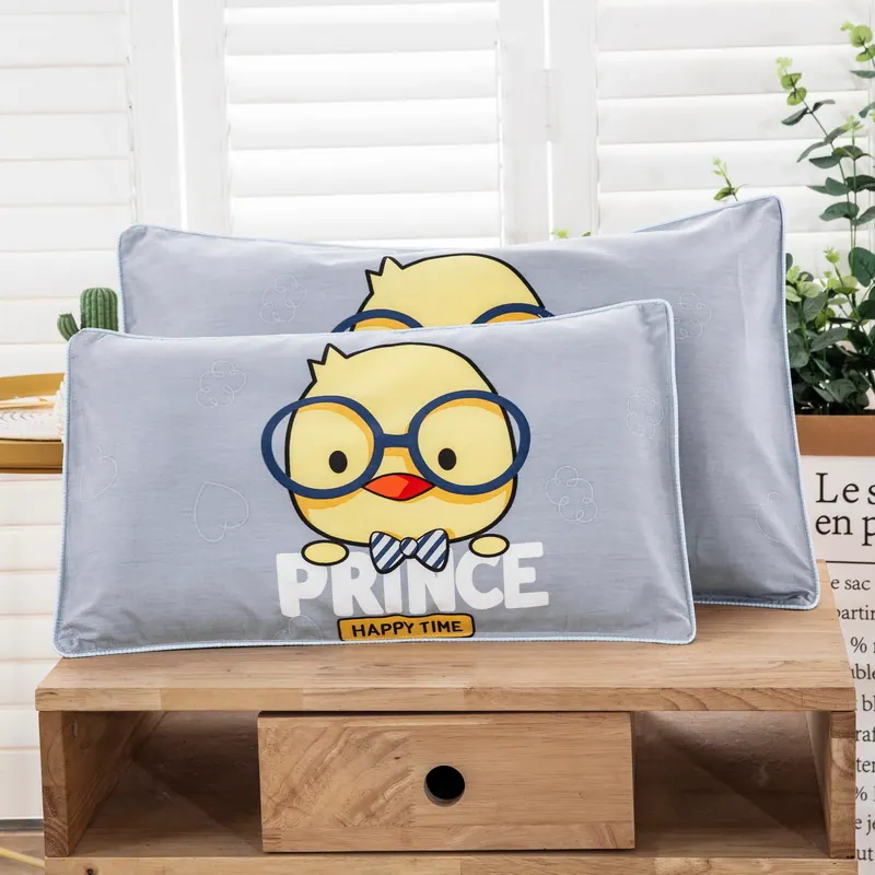 Pure Cotton Cartoon Contour Pillowcase
