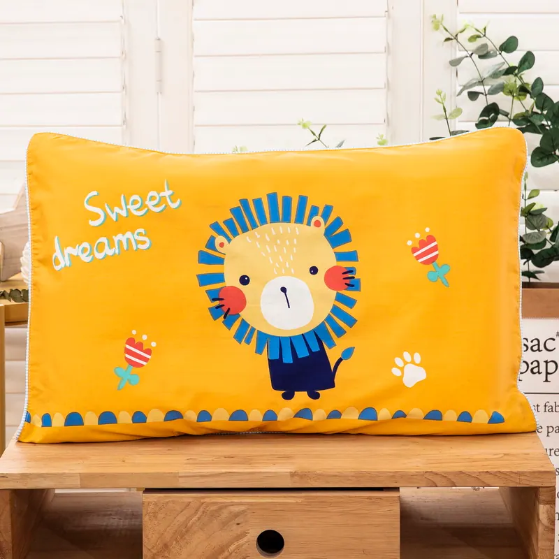 Pure Cotton Cartoon Contour Pillowcase