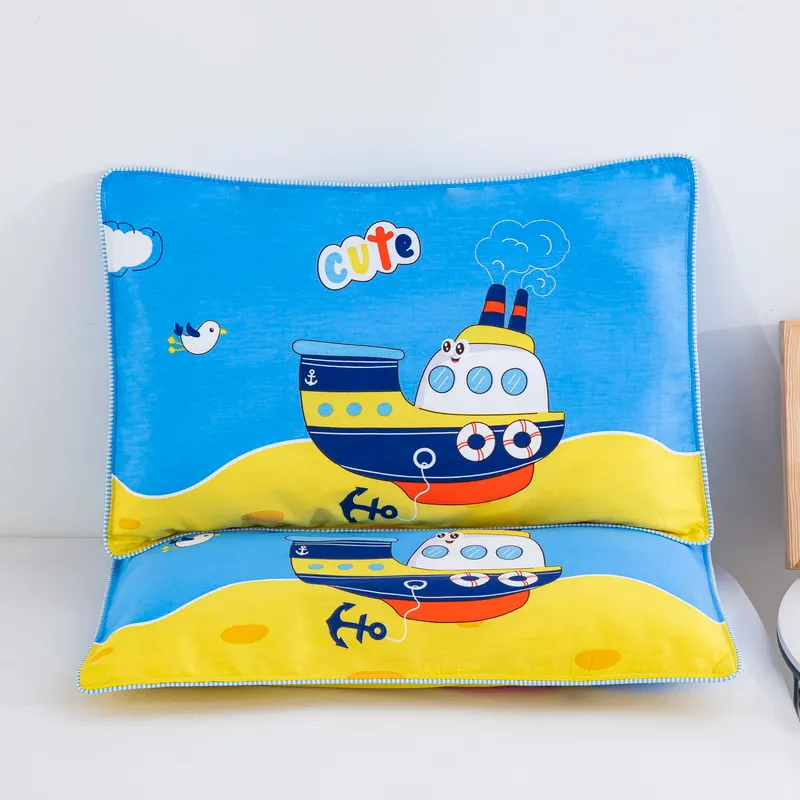 Pure Cotton Cartoon Contour Pillowcase