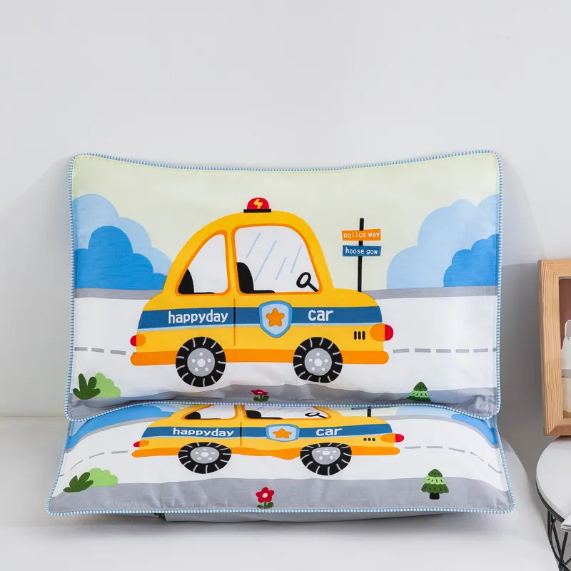 Pure Cotton Cartoon Contour Pillowcase