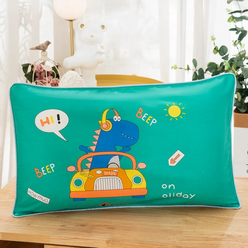 Pure Cotton Cartoon Contour Pillowcase