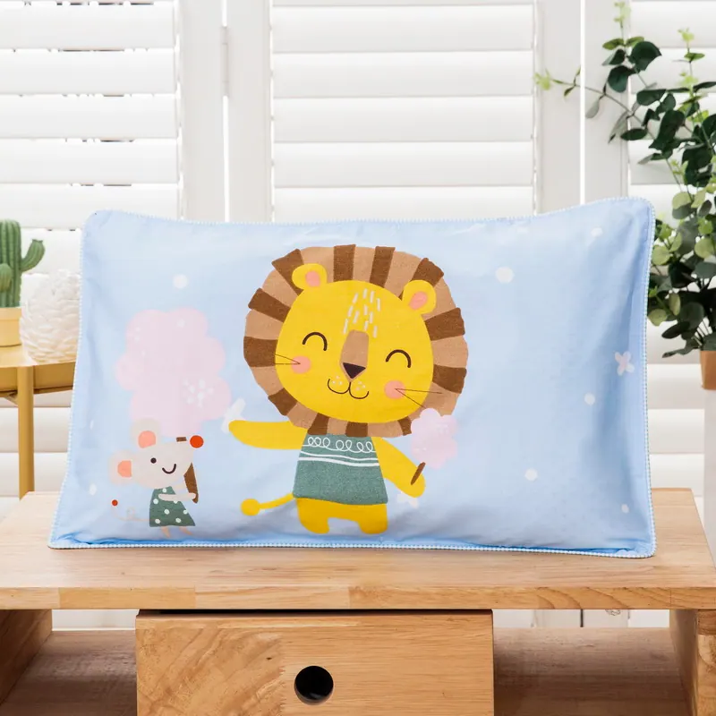 Pure Cotton Cartoon Contour Pillowcase