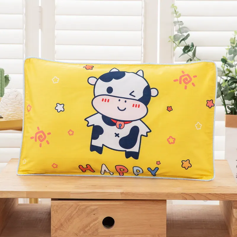 Pure Cotton Cartoon Contour Pillowcase