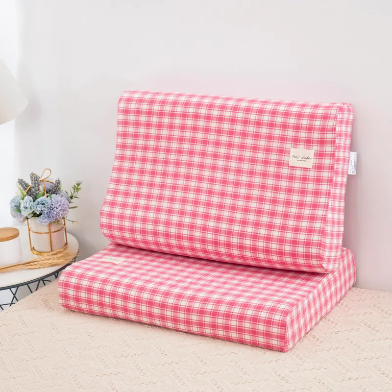 Washed Cotton Latex Pillowcase