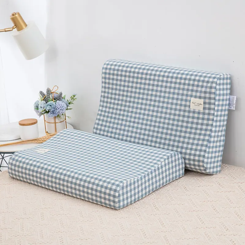 Washed Cotton Latex Pillowcase