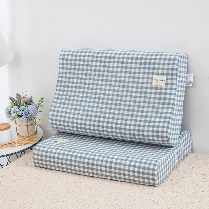 Washed Cotton Latex Pillowcase