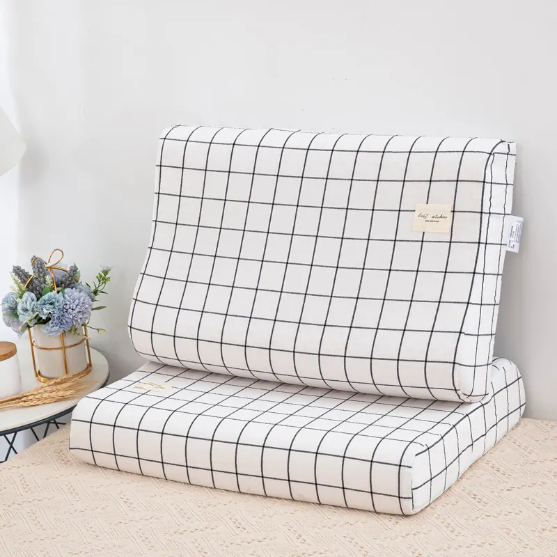 Washed Cotton Latex Pillowcase