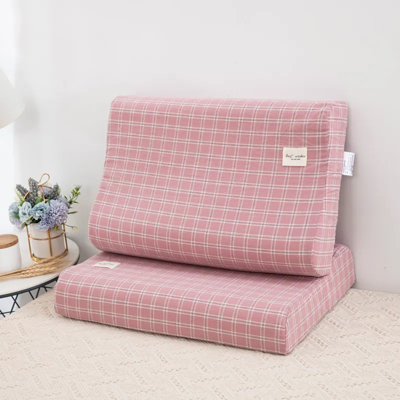 Washed Cotton Latex Pillowcase