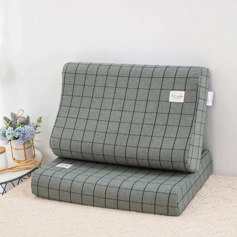 Washed Cotton Latex Pillowcase