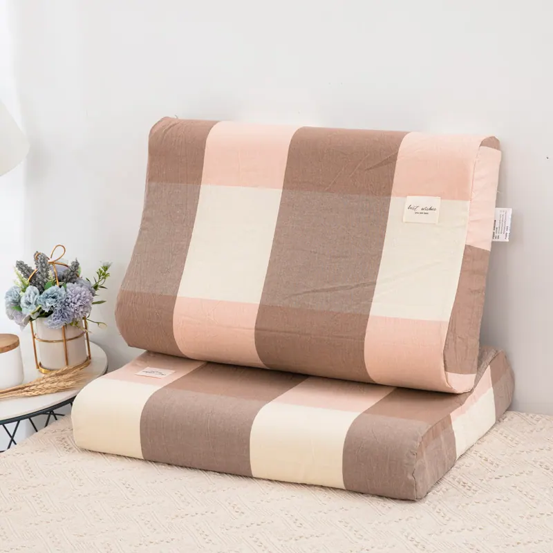 Washed Cotton Latex Pillowcase