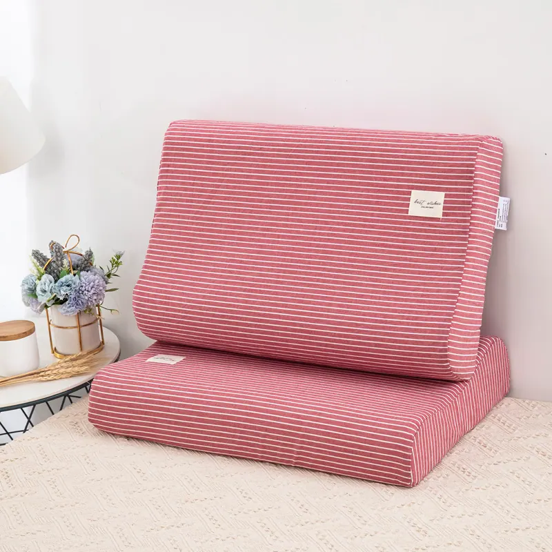 Washed Cotton Latex Pillowcase