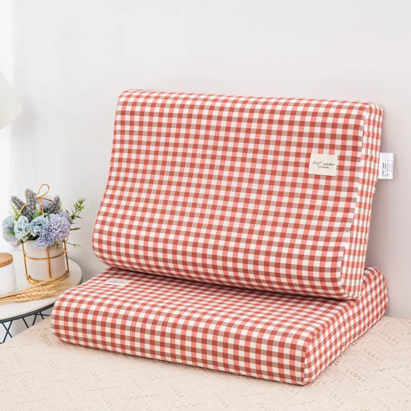 Washed Cotton Latex Pillowcase
