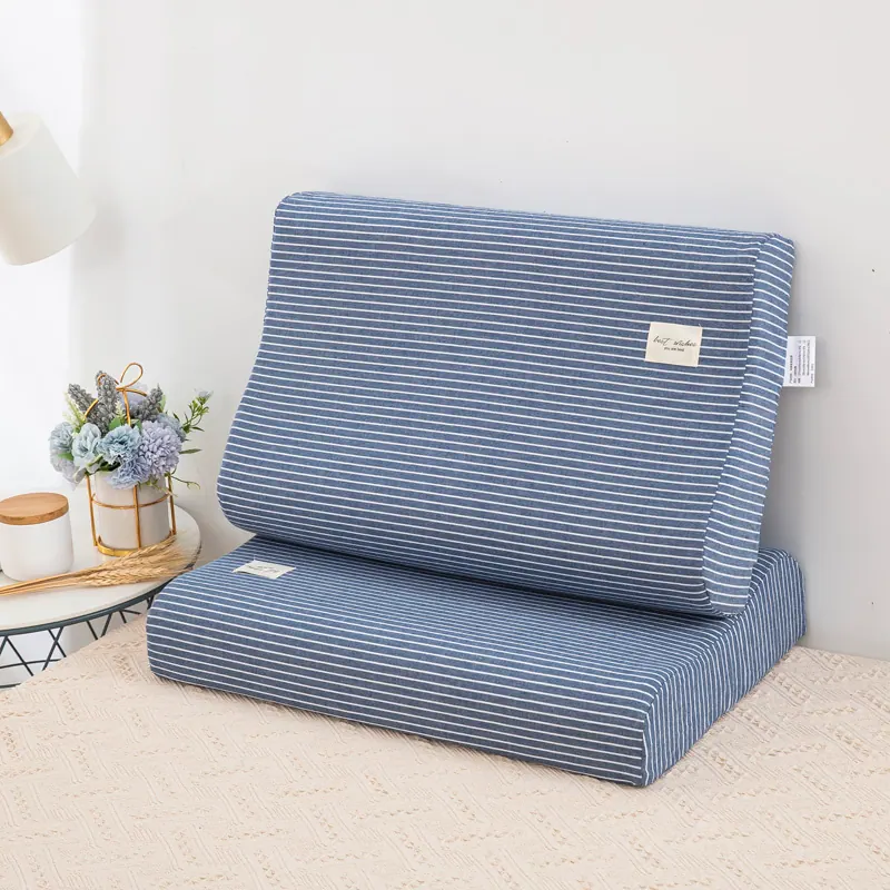 Washed Cotton Latex Pillowcase