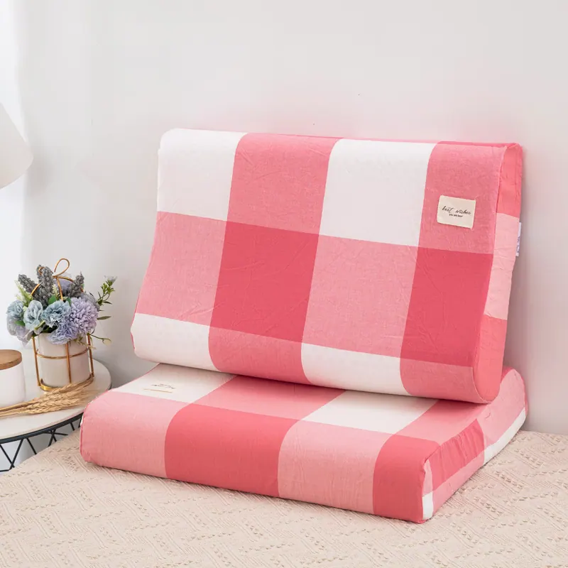 Washed Cotton Latex Pillowcase