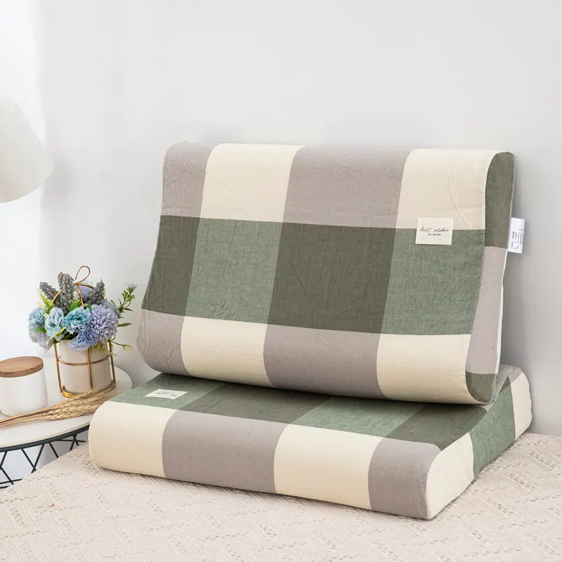 Washed Cotton Latex Pillowcase