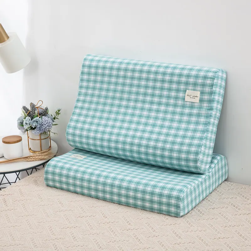 Washed Cotton Latex Pillowcase