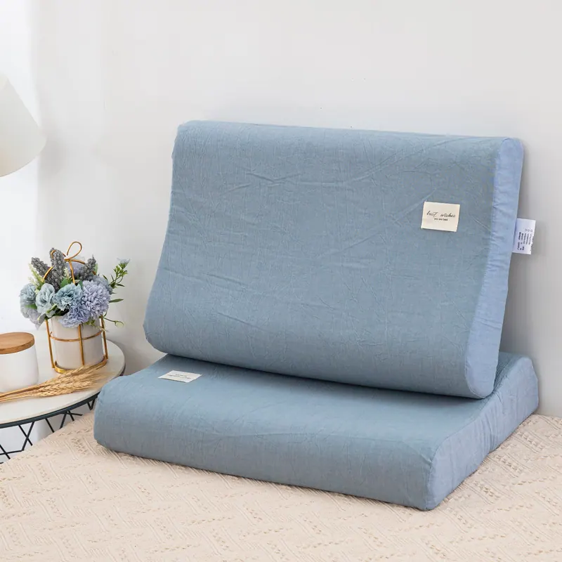 Washed Cotton Latex Pillowcase