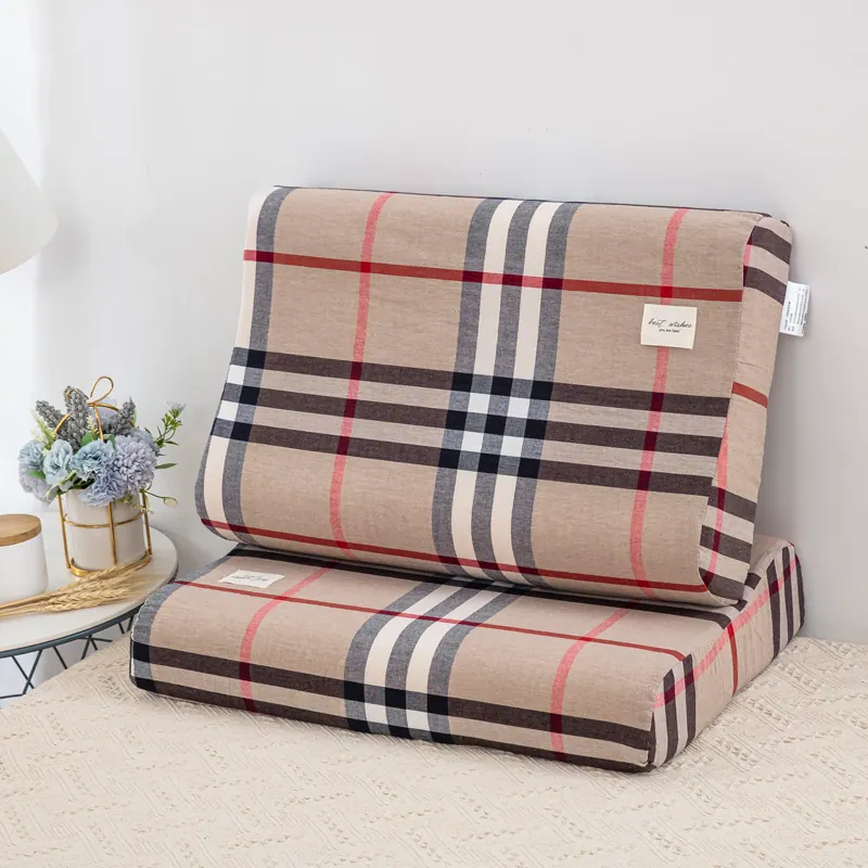 Washed Cotton Latex Pillowcase