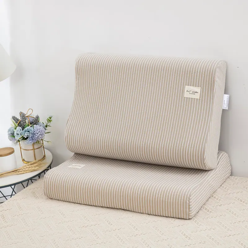 Washed Cotton Latex Pillowcase