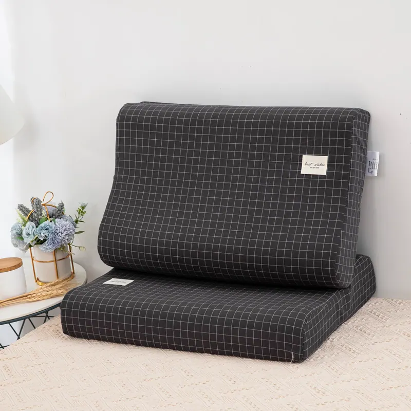 Washed Cotton Latex Pillowcase