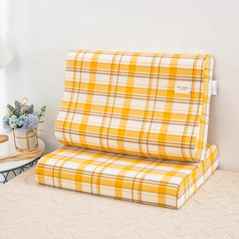 Washed Cotton Latex Pillowcase