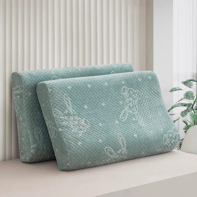 Lucky Rabbit Quilted Autumn/Winter Latex Pillowcase