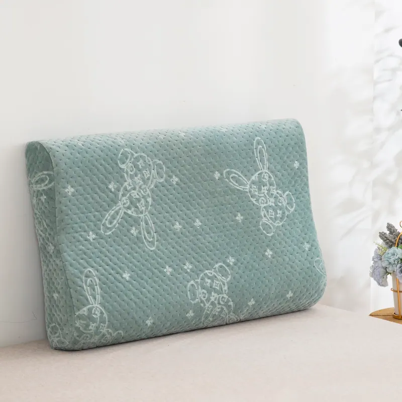 Lucky Rabbit Quilted Autumn/Winter Latex Pillowcase