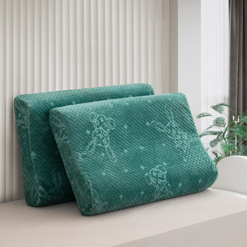 Lucky Rabbit Quilted Autumn/Winter Latex Pillowcase