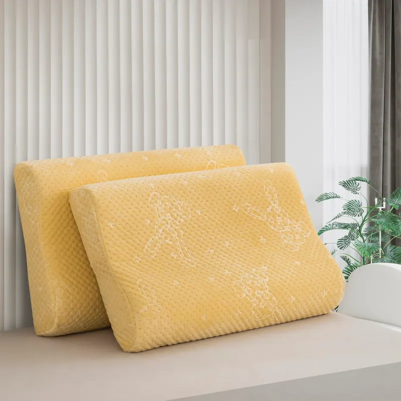 Lucky Rabbit Quilted Autumn/Winter Latex Pillowcase