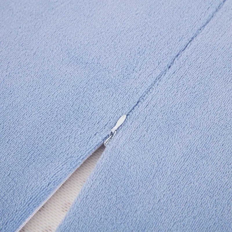Heart Embroidered Milk Velvet Latex Pillowcase